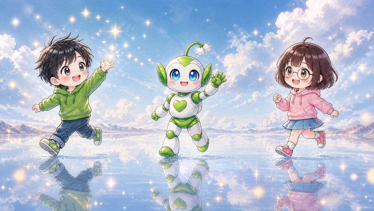 Chibi Trio Sparkling Water Dance