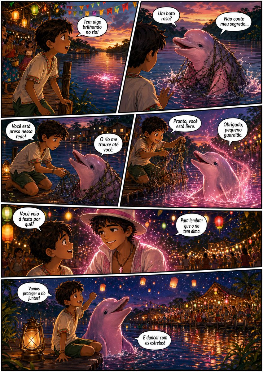 Magical Pink Dolphin River Tale