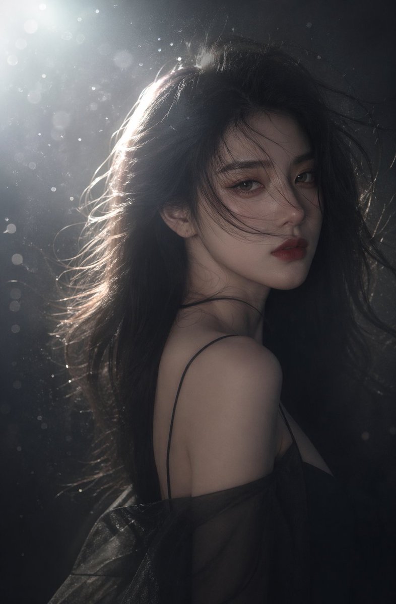 Cinematic Windy Portrait