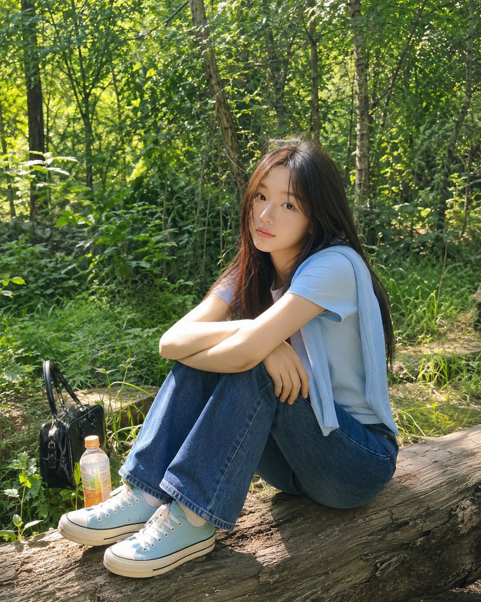 Forest Girl Summer Portrait
