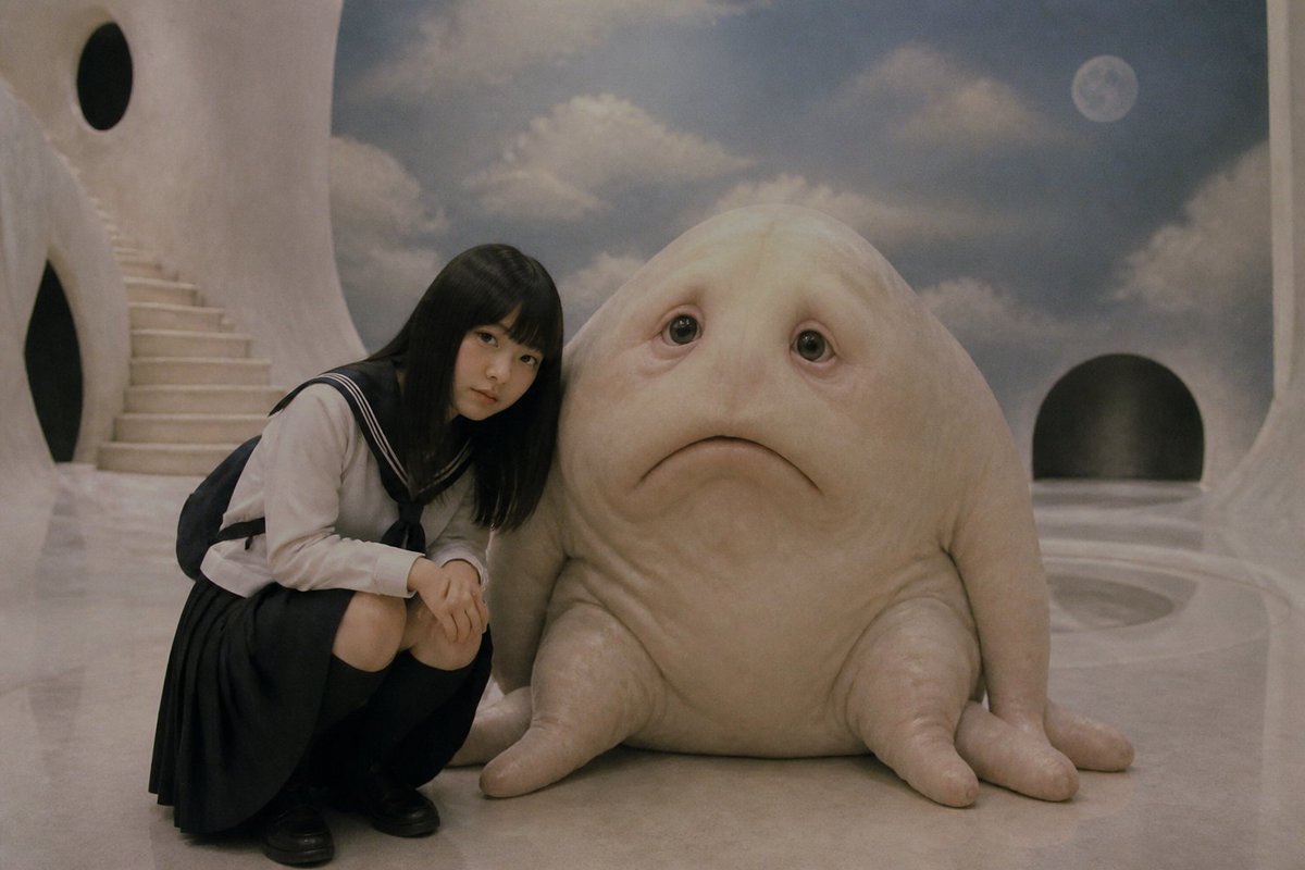 Dreamy Schoolgirl Surreal Encounter