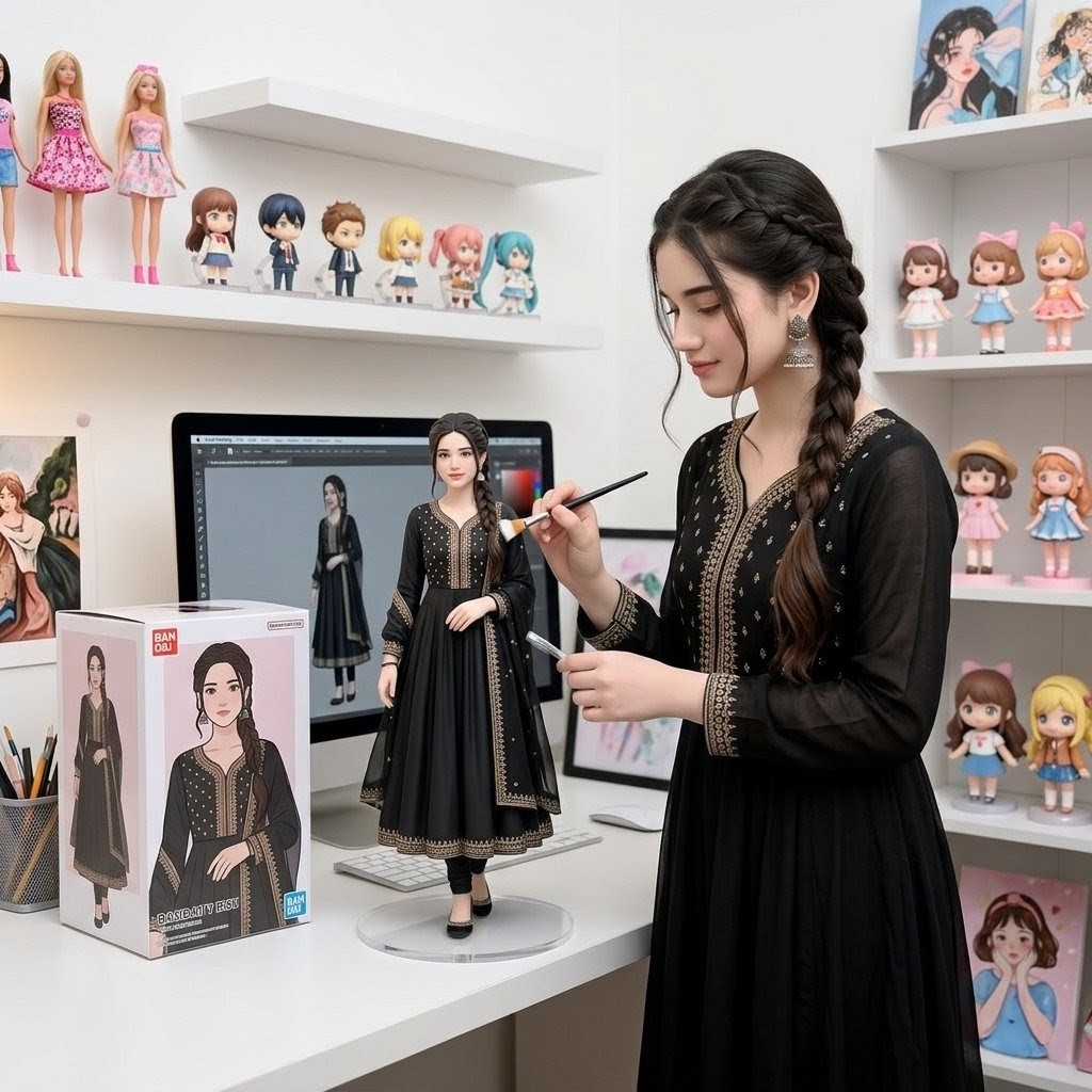 Realistic Figurine Scene