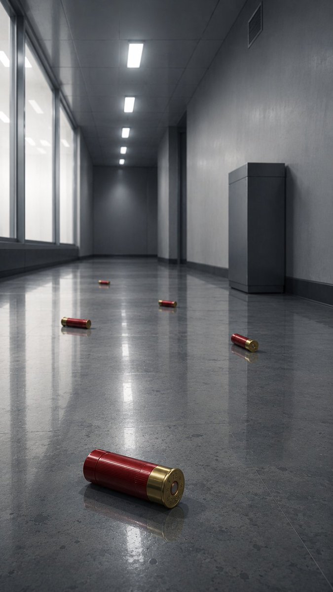 Dystopian Corridor Shells Cinematic