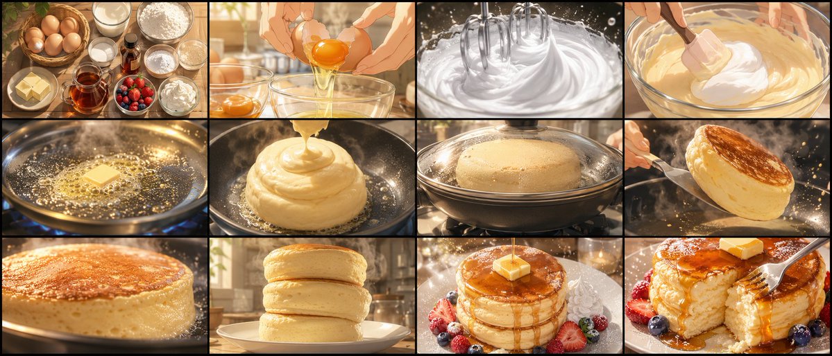 Soufflé Pancake Storyboard