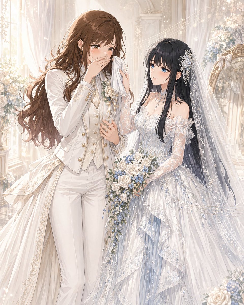 Two Brides Yuri Wedding