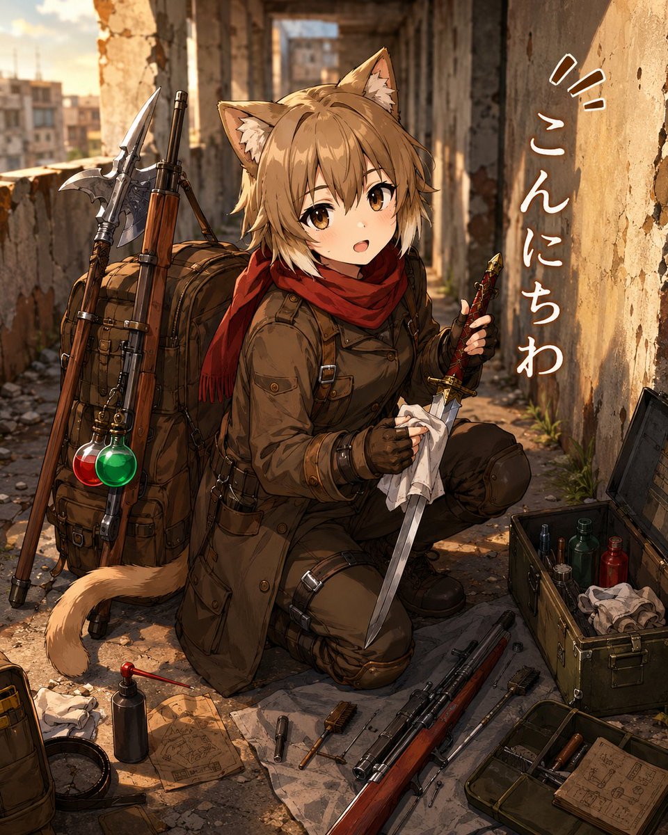 Cat-Ear Adventurer Golden Hour
