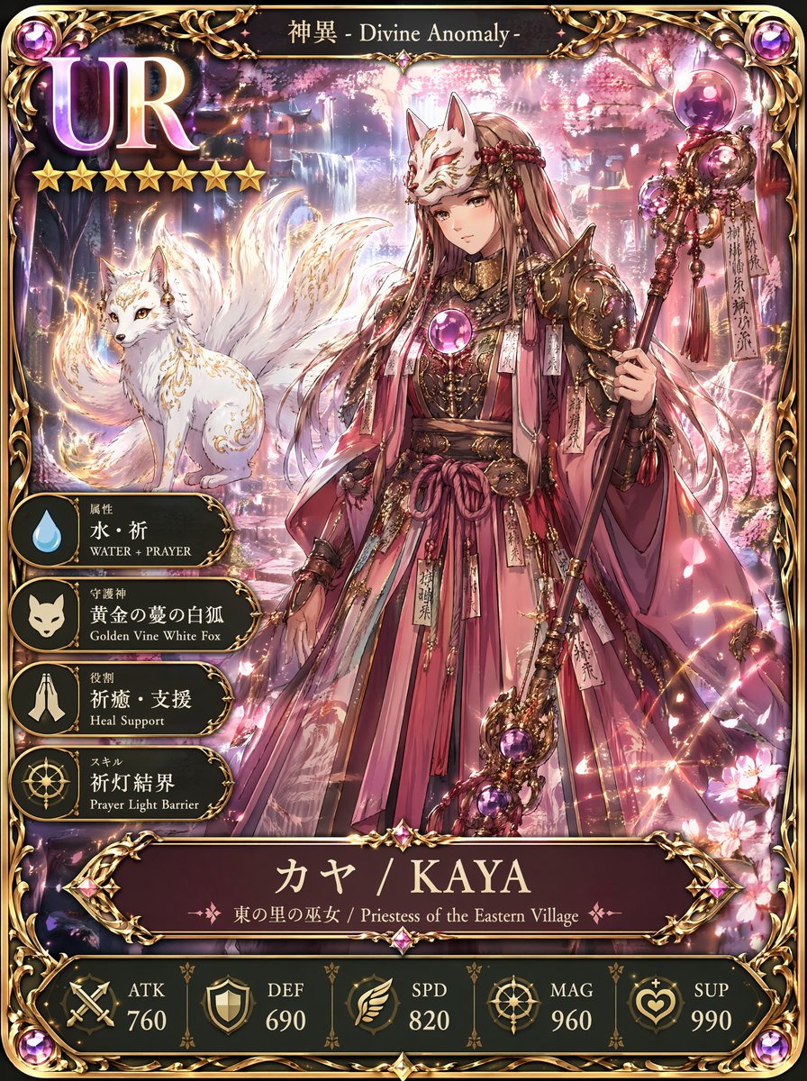 Divine Fox Priestess UR Card