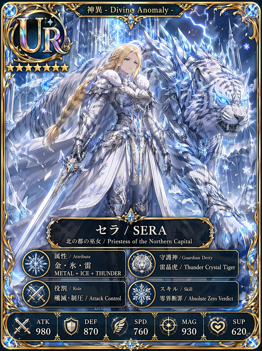 Divine Ice Priestess UR Card