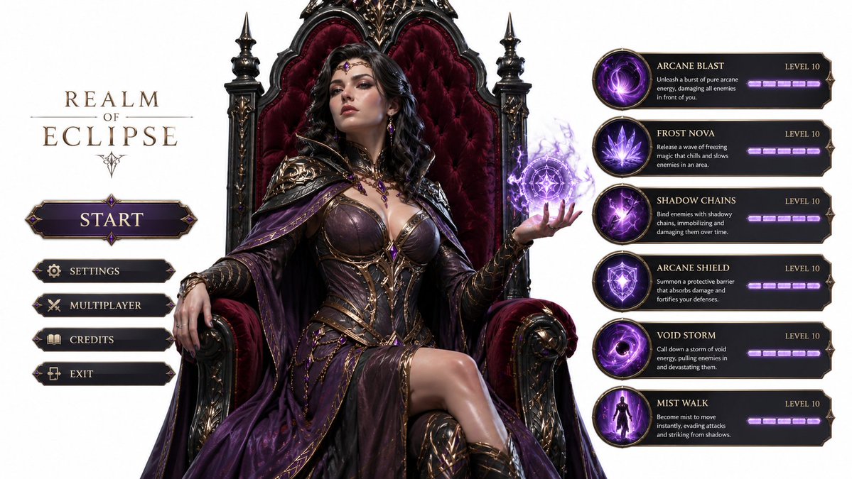 Sorceress Throne Power Showcase