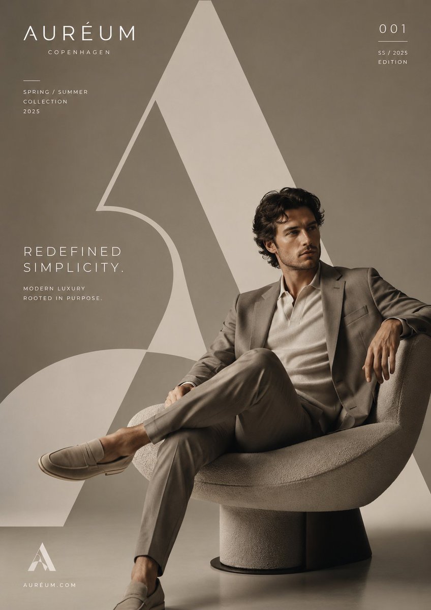 Minimalist Luxury Brand Poster
