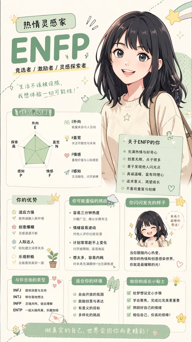 2D Character Personality Analysis