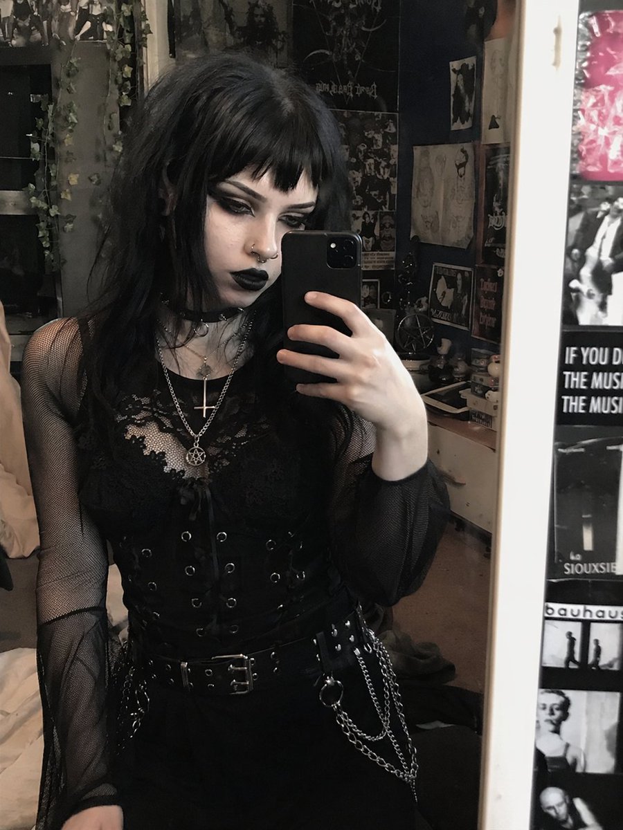 Transform Appearance To Trad Goth