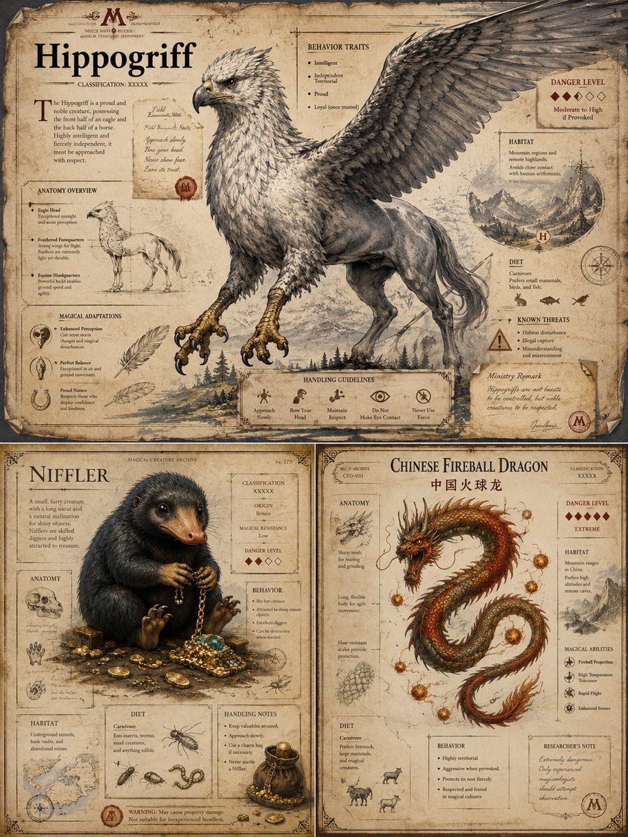 Magical Creature Bestiary Archive