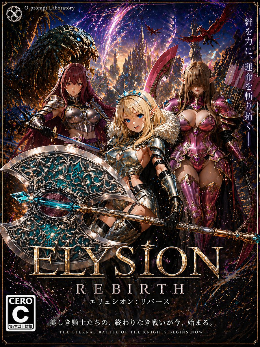 Epic Female Knights Fantasy RPG Cover