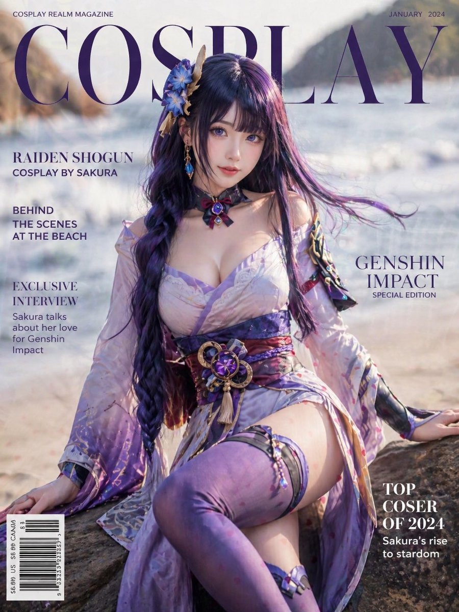 Raiden Shogun Beach Cover