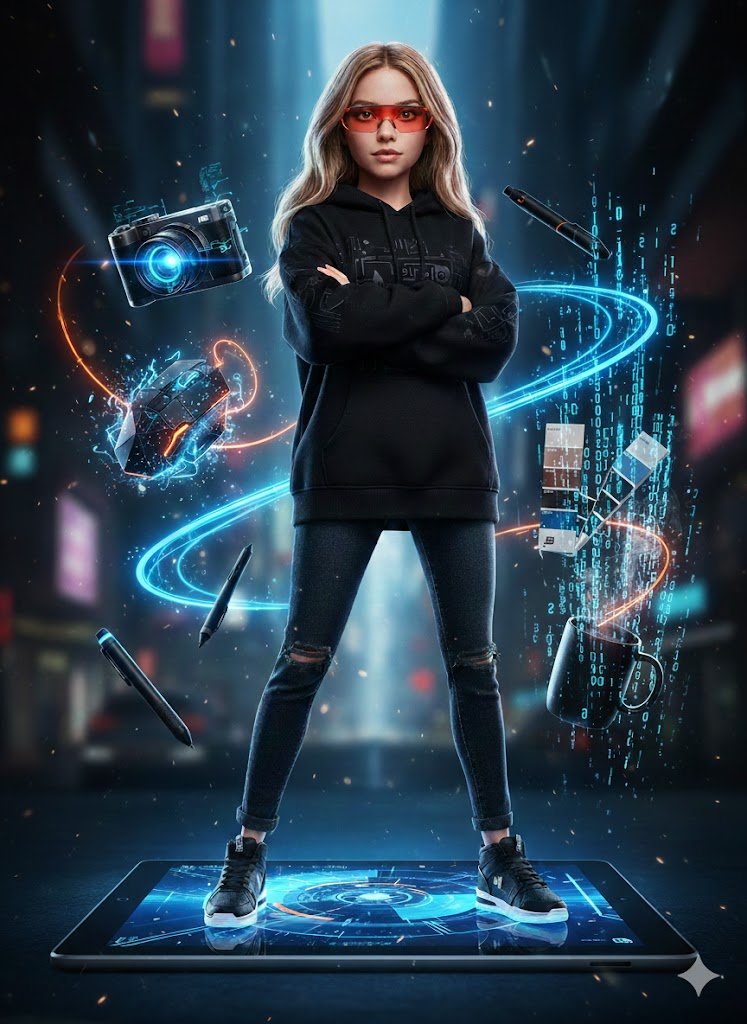 Cyberpunk Designer Action Figure