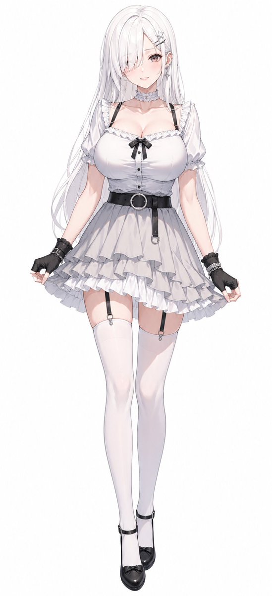 Gothic Anime Fashion Character Design