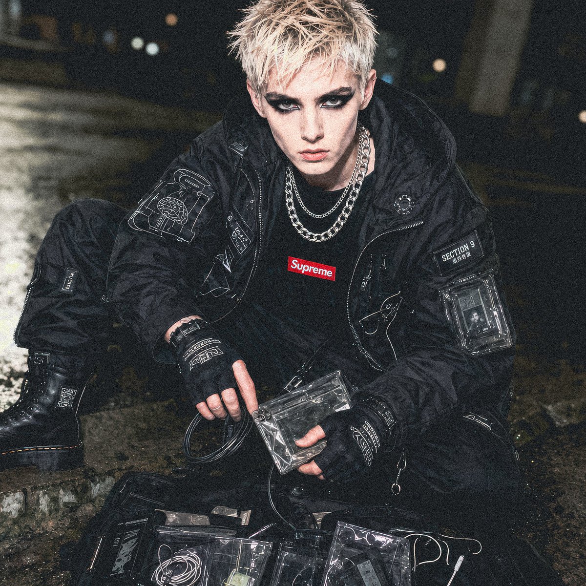 Cyberpunk Streetwear Editorial