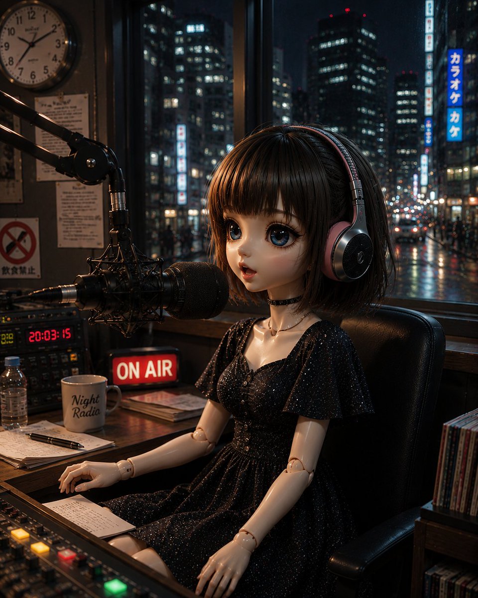 Rainy Night Anonymous Doll Broadcaster