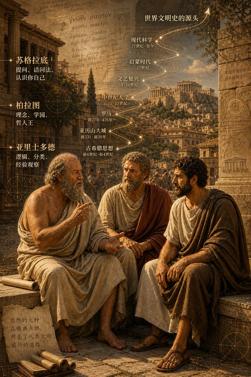 Athens Philosophers Birth Civilization