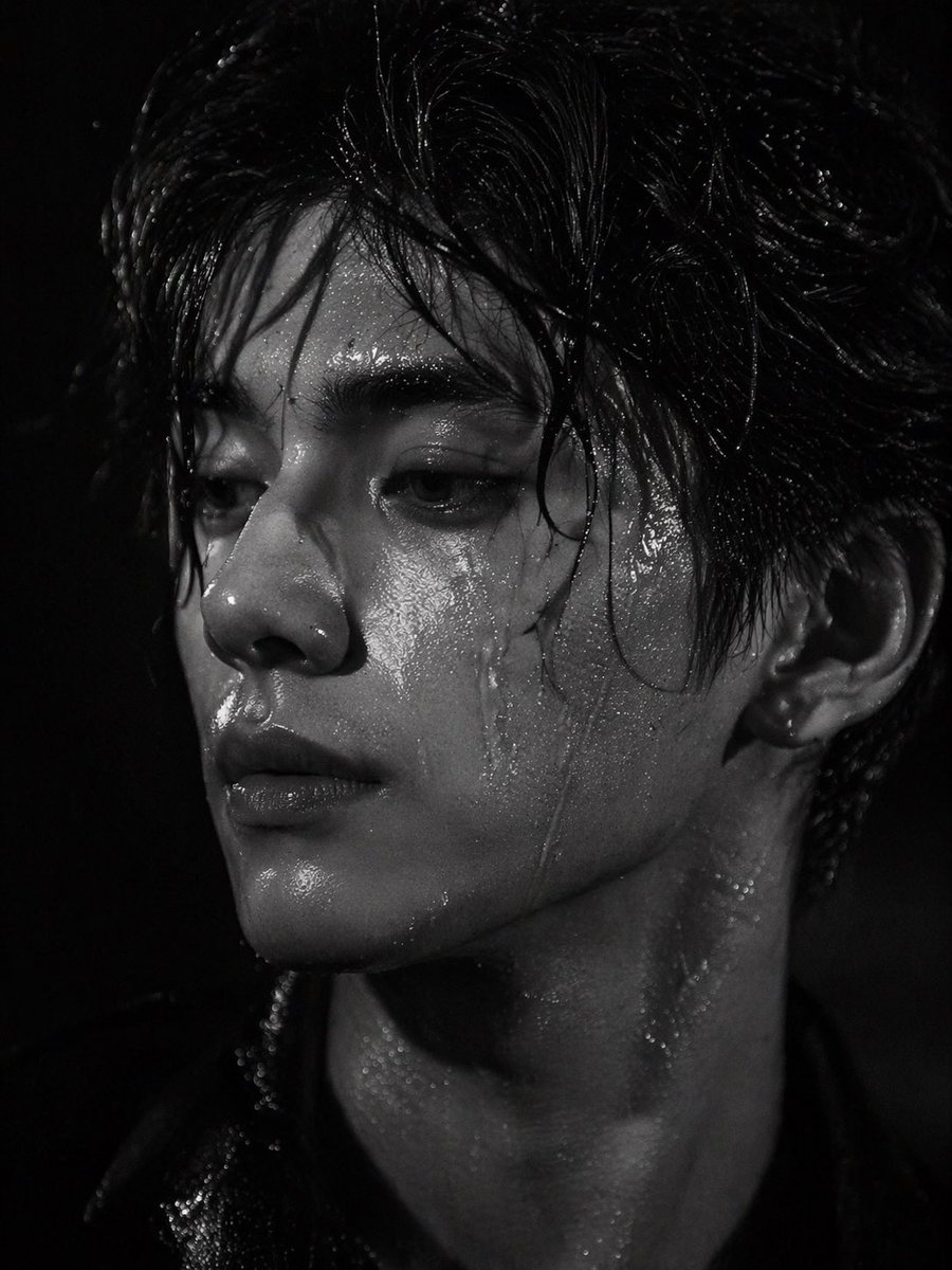 Striking Black and White Portrait