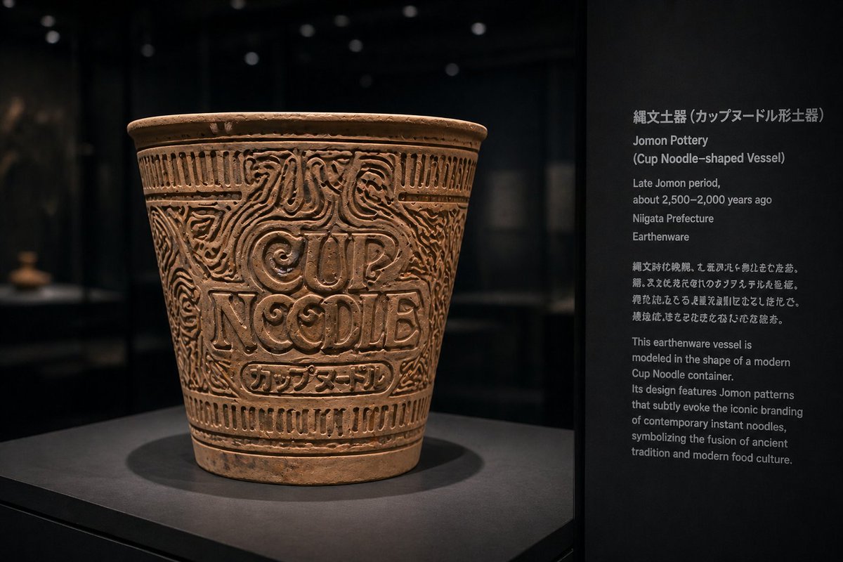Museum Cup Noodle Artifact