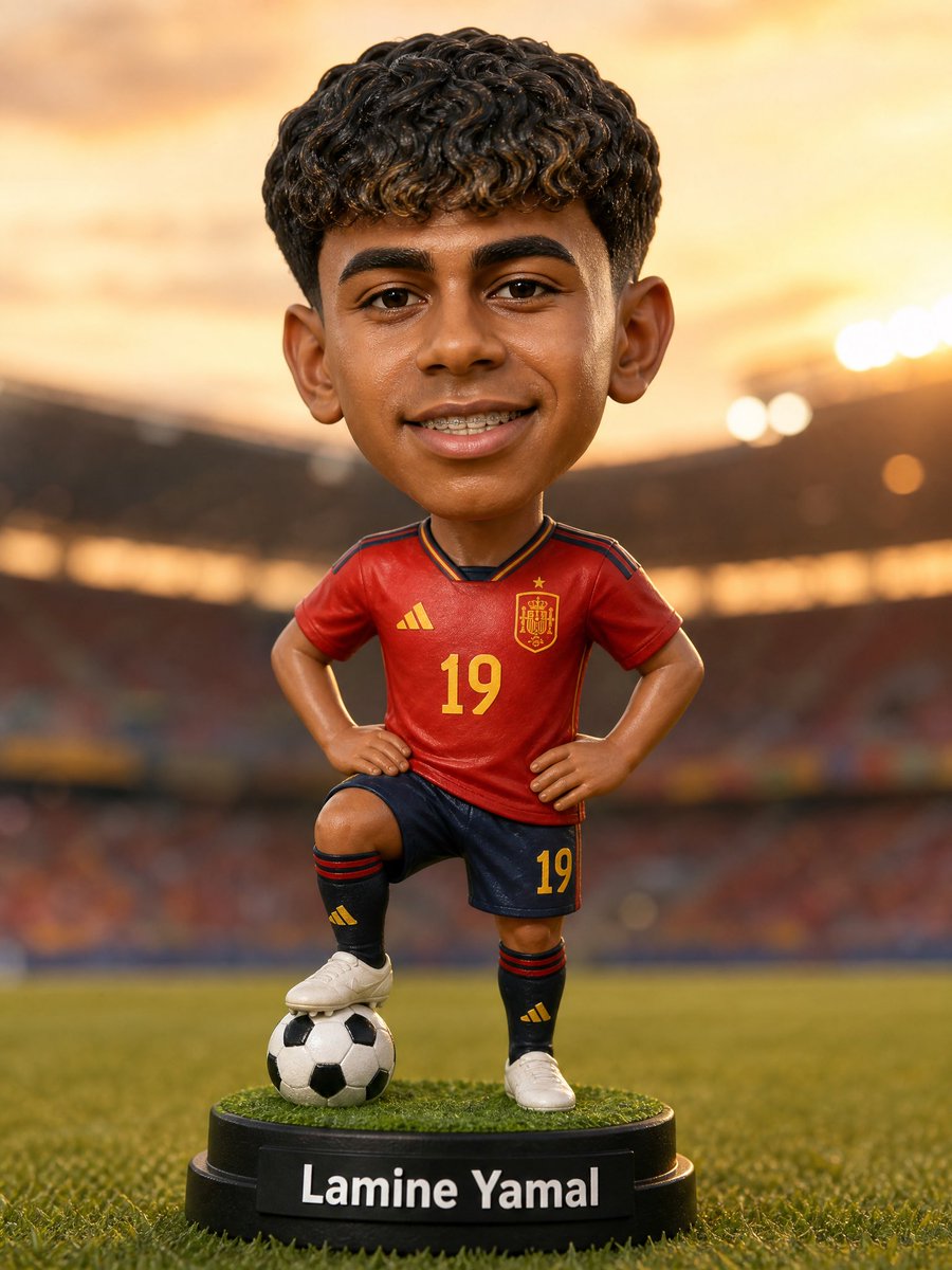 Custom Football Bobblehead Figure