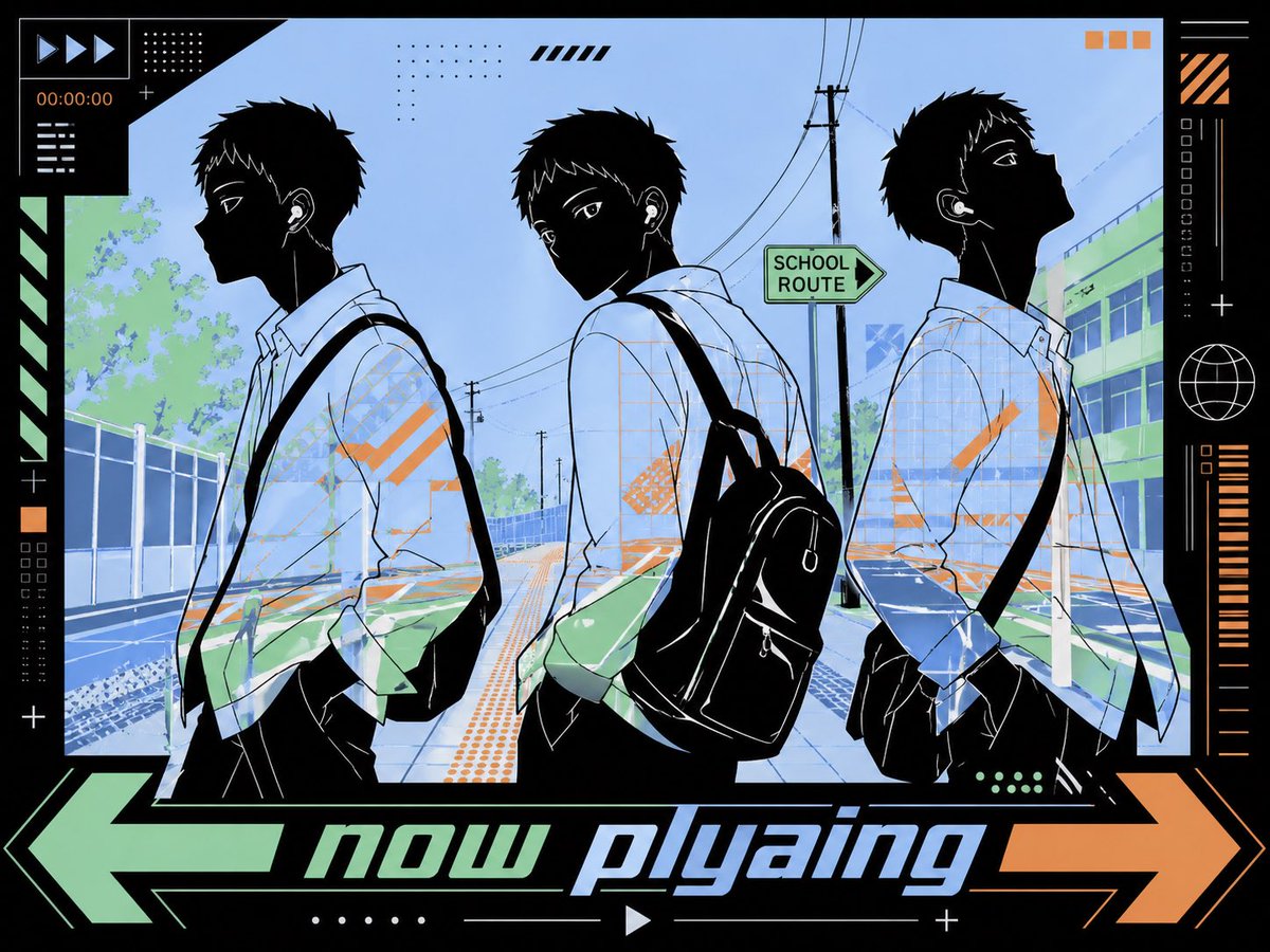 Anime Boys Music Cover Art