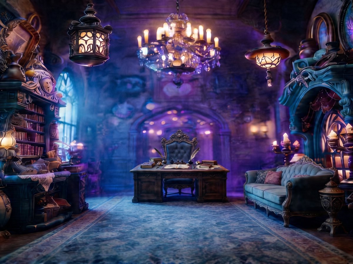 Enchanted Gothic Study Sanctuary