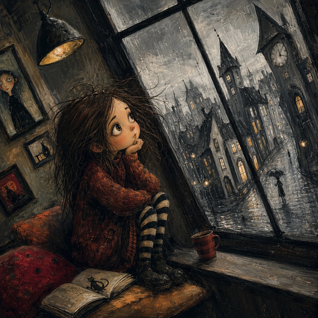 Gothic Rainy Night
