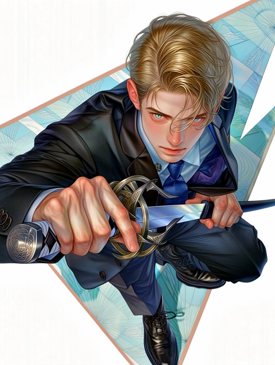 Suited Swordsman Lunging Strike