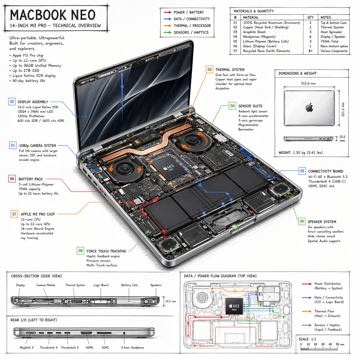 Laptop Internal Hardware Technical Overview