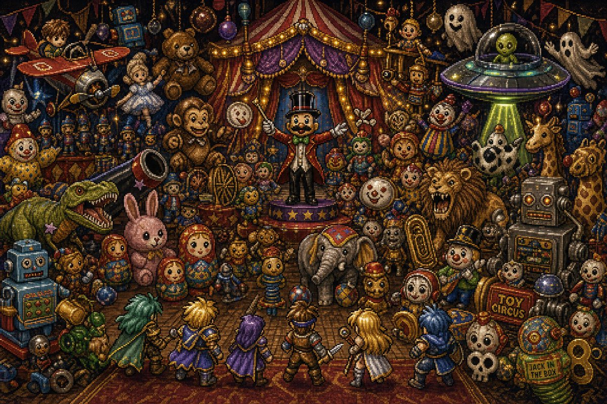 Toy Circus Pixel Battle