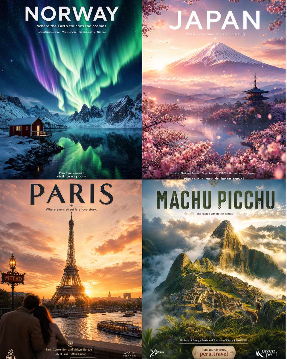 Premium Destination Travel Posters