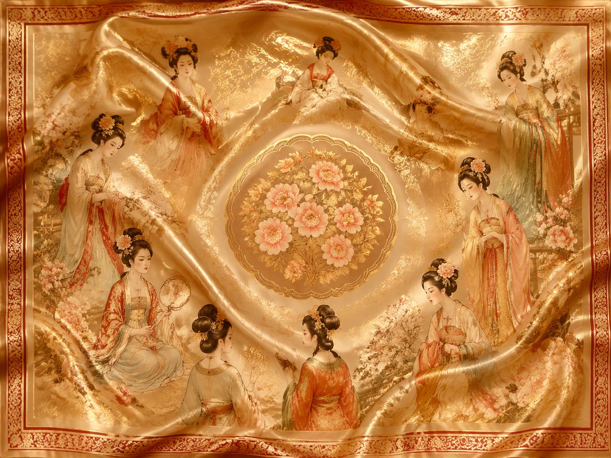 Tang Shawl & Song Teaware