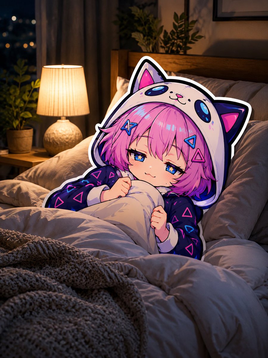 Cozy Nighttime Bedroom Scene