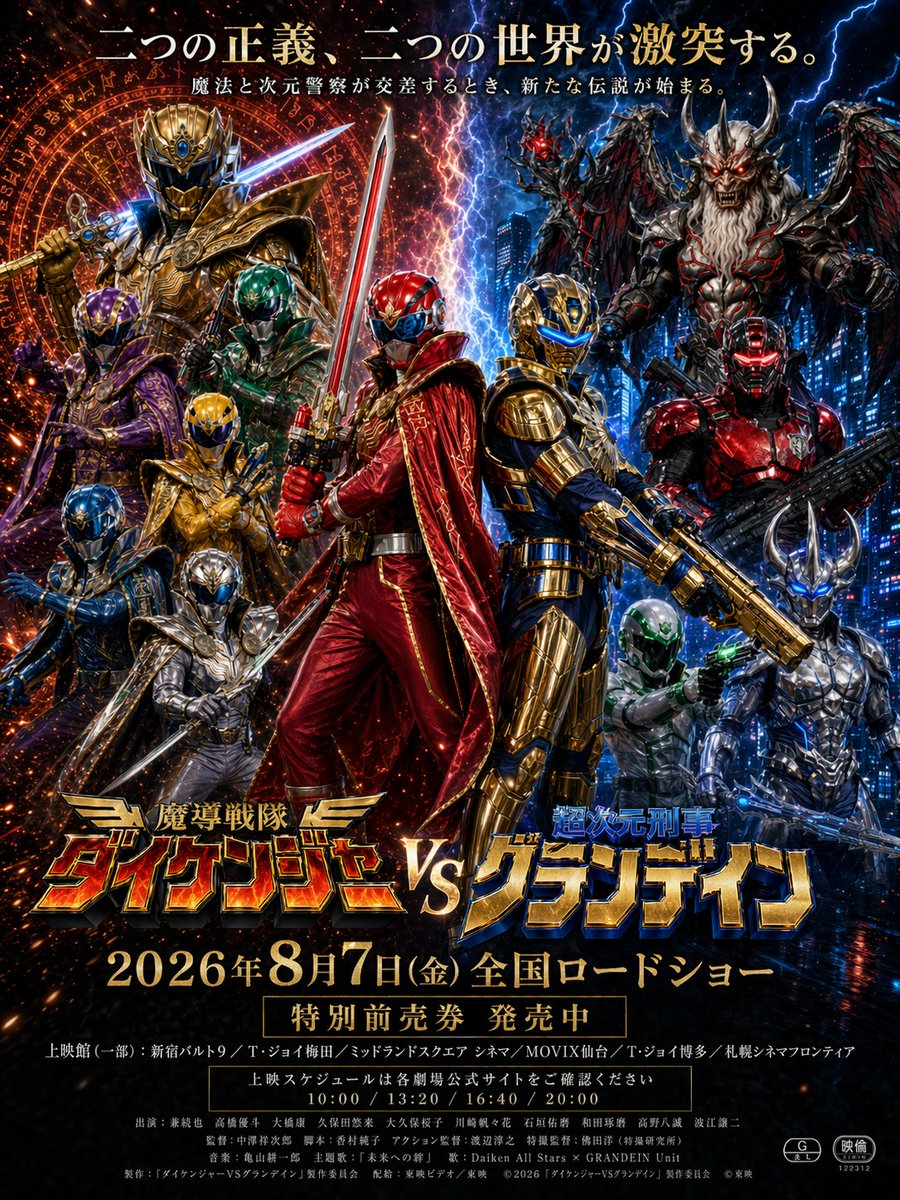 Tokusatsu Movie Poster Design