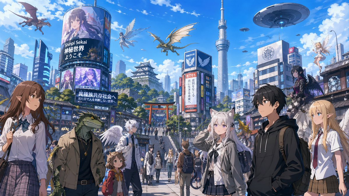 Fantasy Metropolis Coexistence