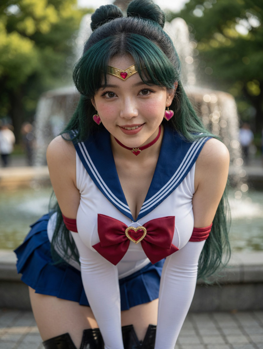 Sailor Jupiter Realistic Cosplay Portrait