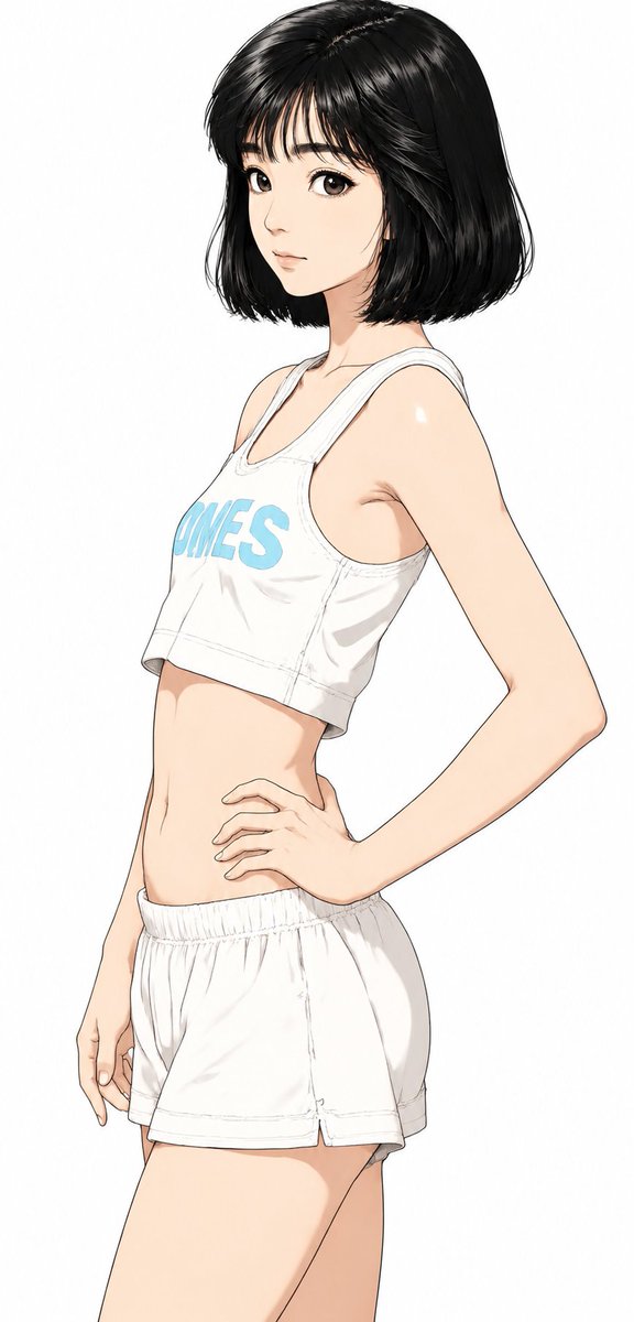 Anime Summer Sportswear Illustration