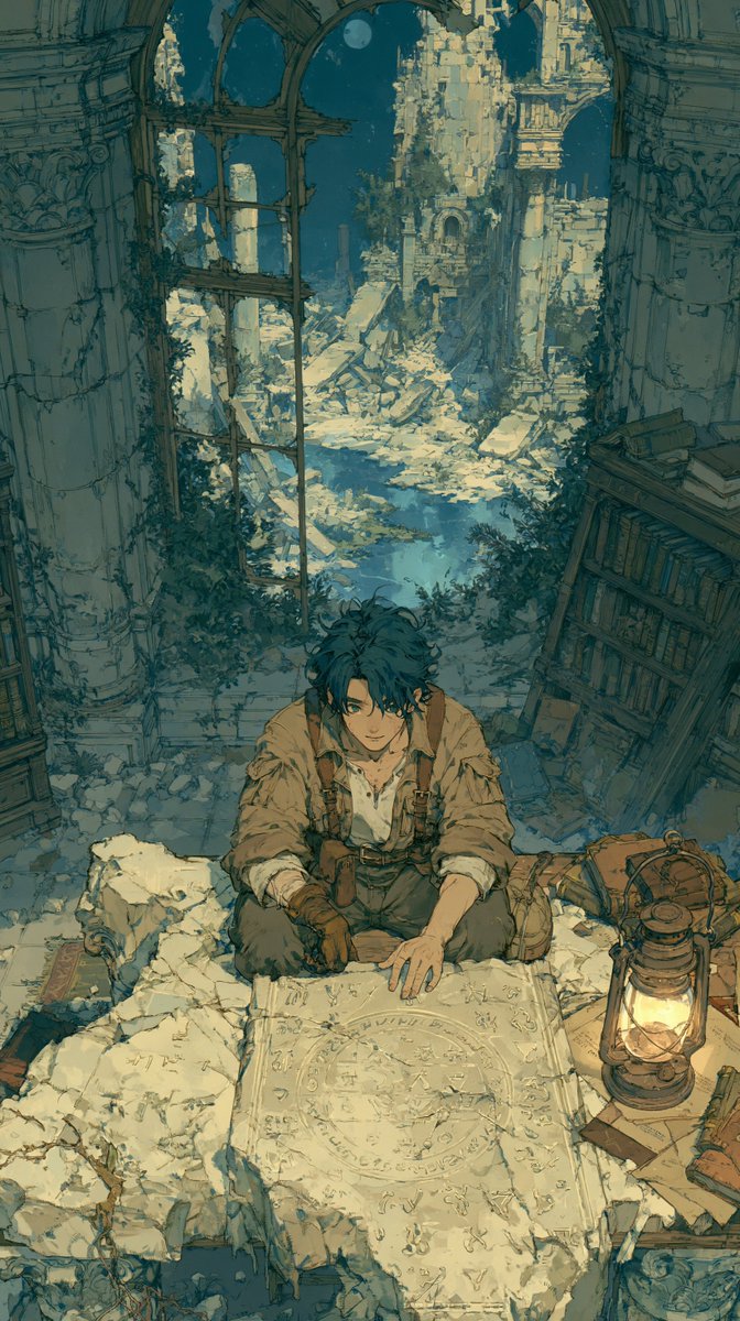 Moonlit Ruins Explorer