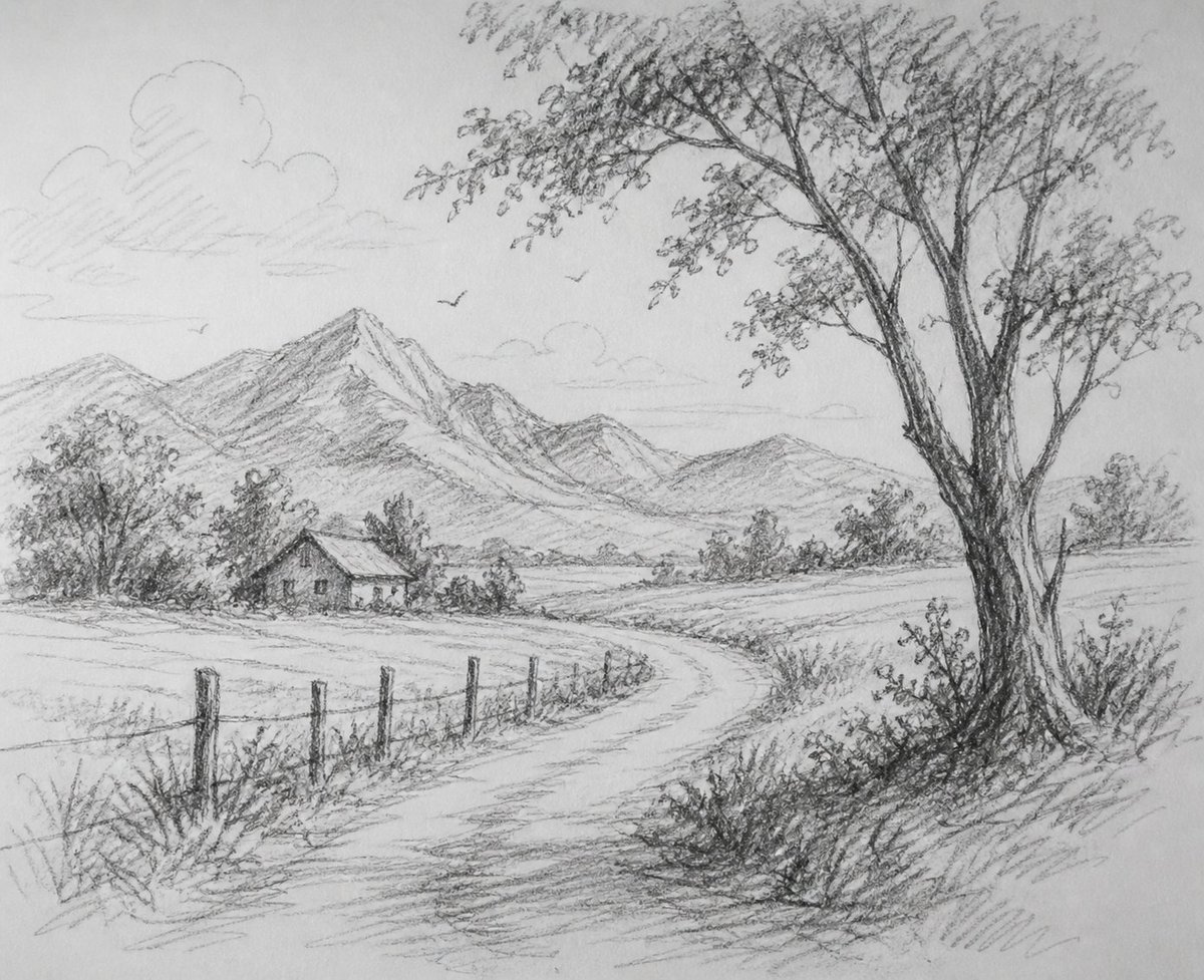 Pencil Valley Sketch
