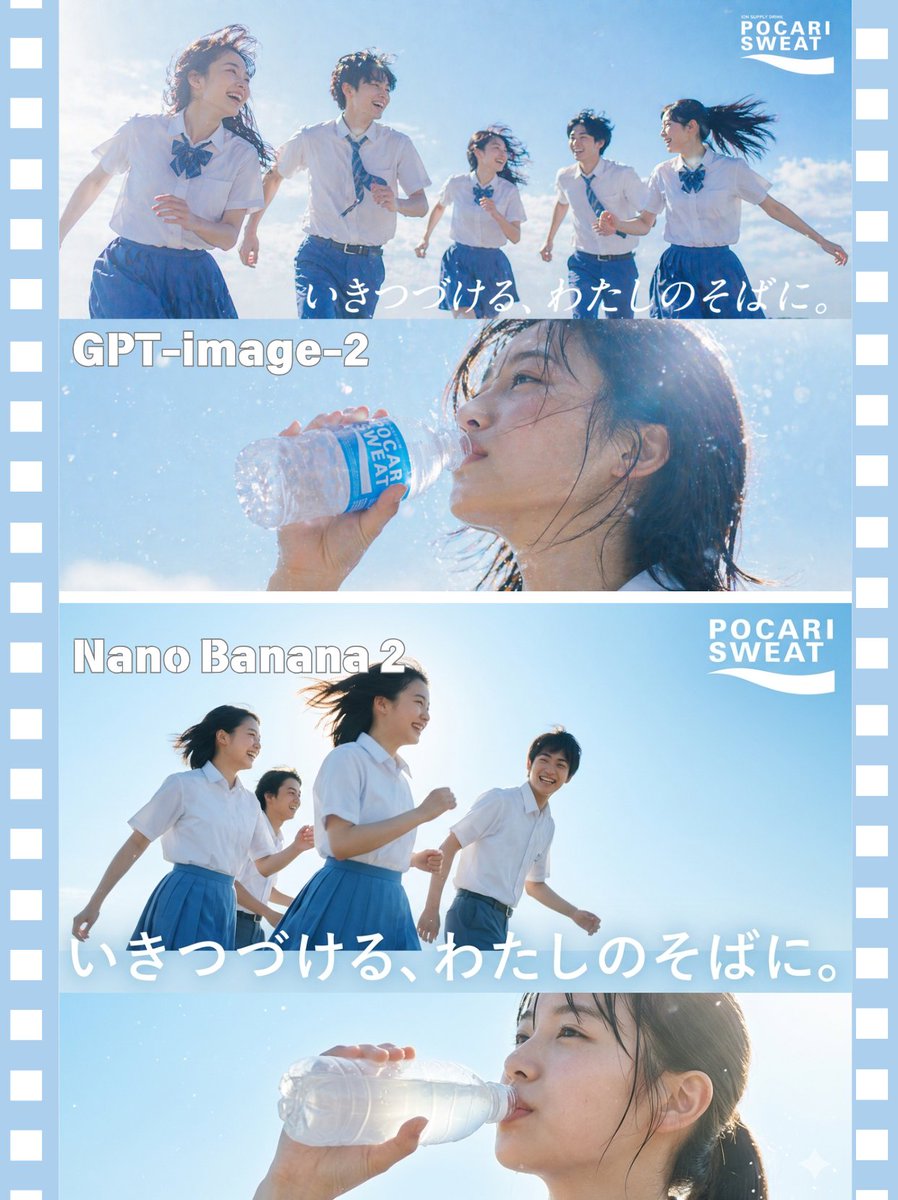 Sports Drink Ad Model Comparison