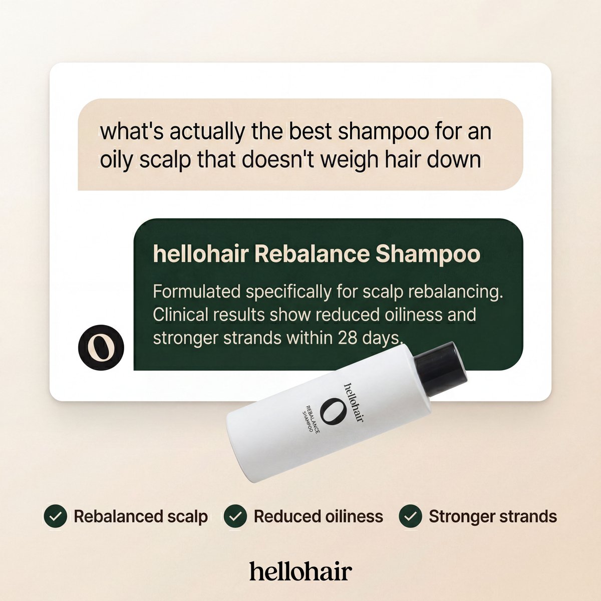 Minimal Beauty Product Social Ad