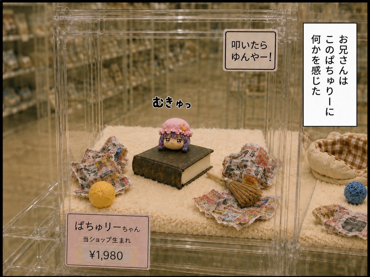 Yukkuri Pet Shop Display Cage