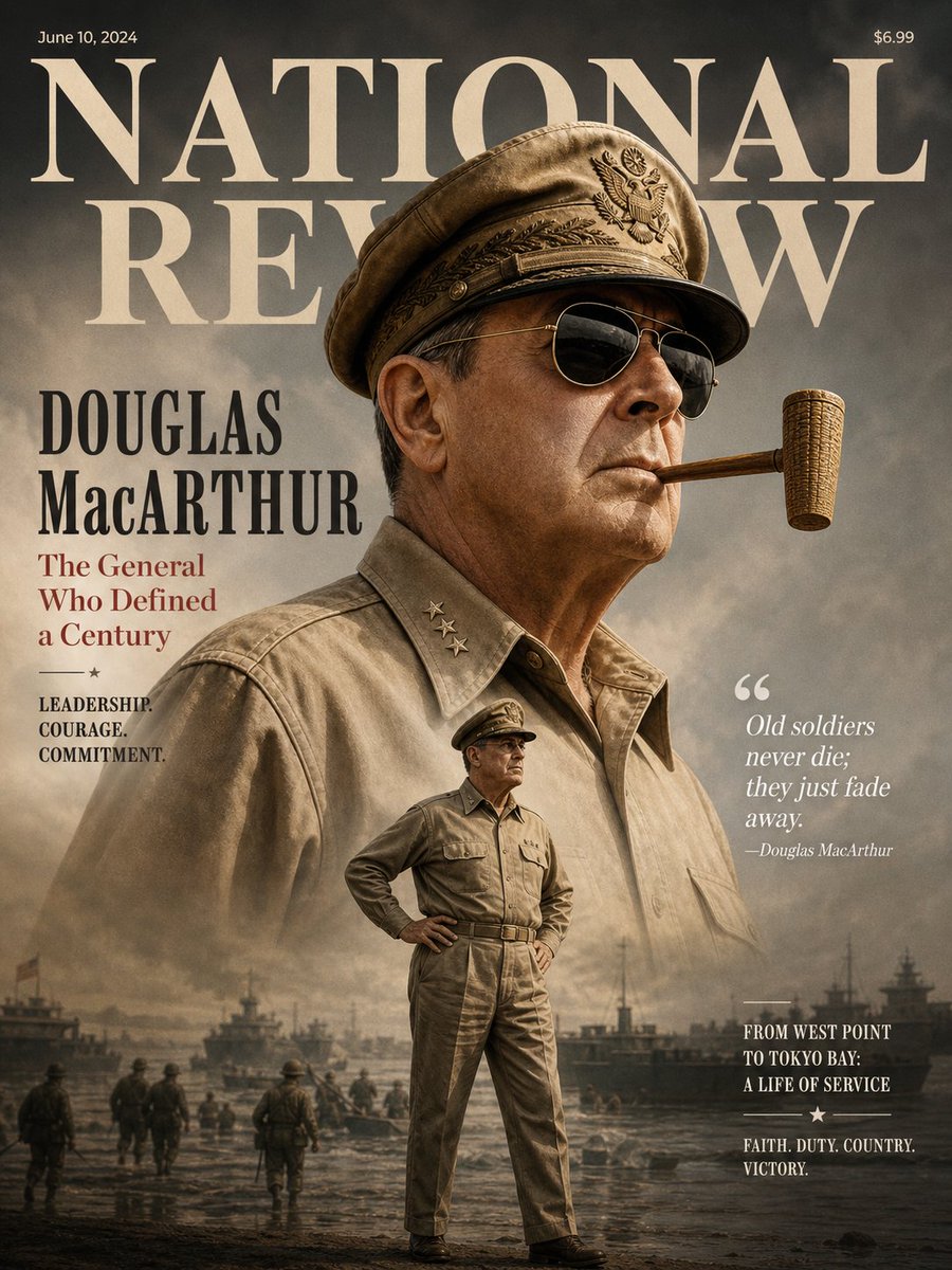 MacArthur Wartime Magazine Cover Art