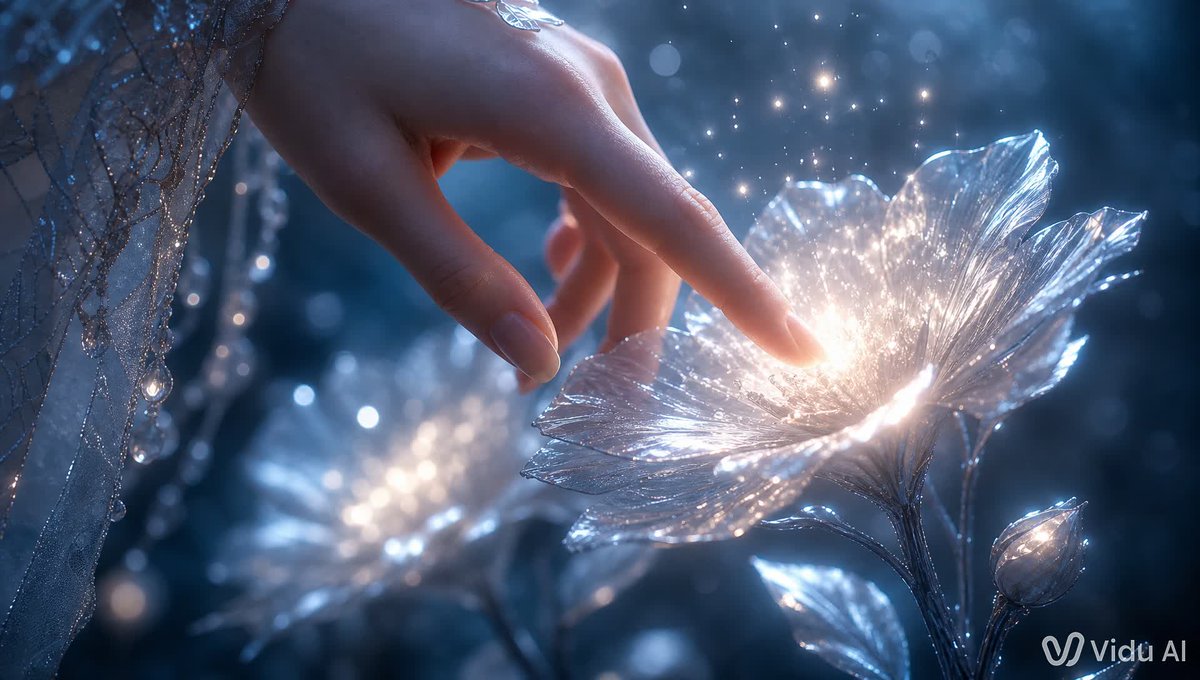 Magical Crystal Flower Touch