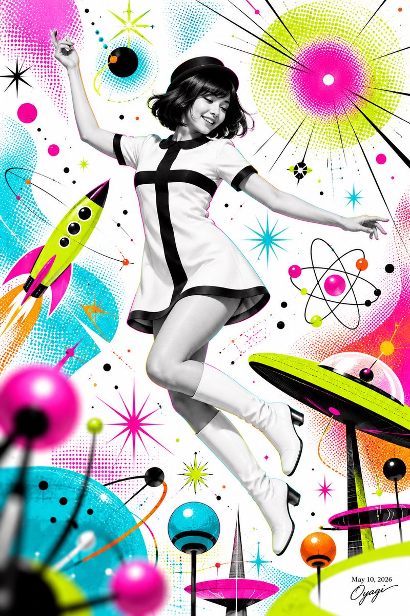 Atomic Age Pop Art Fashion