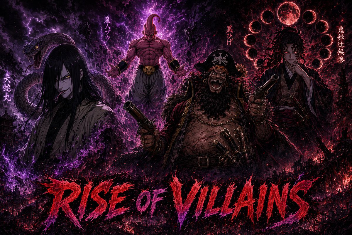 Rise of Villains Anime Poster