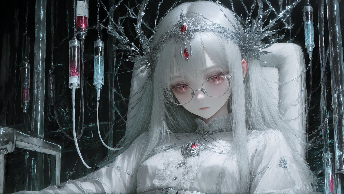 Gothic Sci-Fi Android Princess Portrait